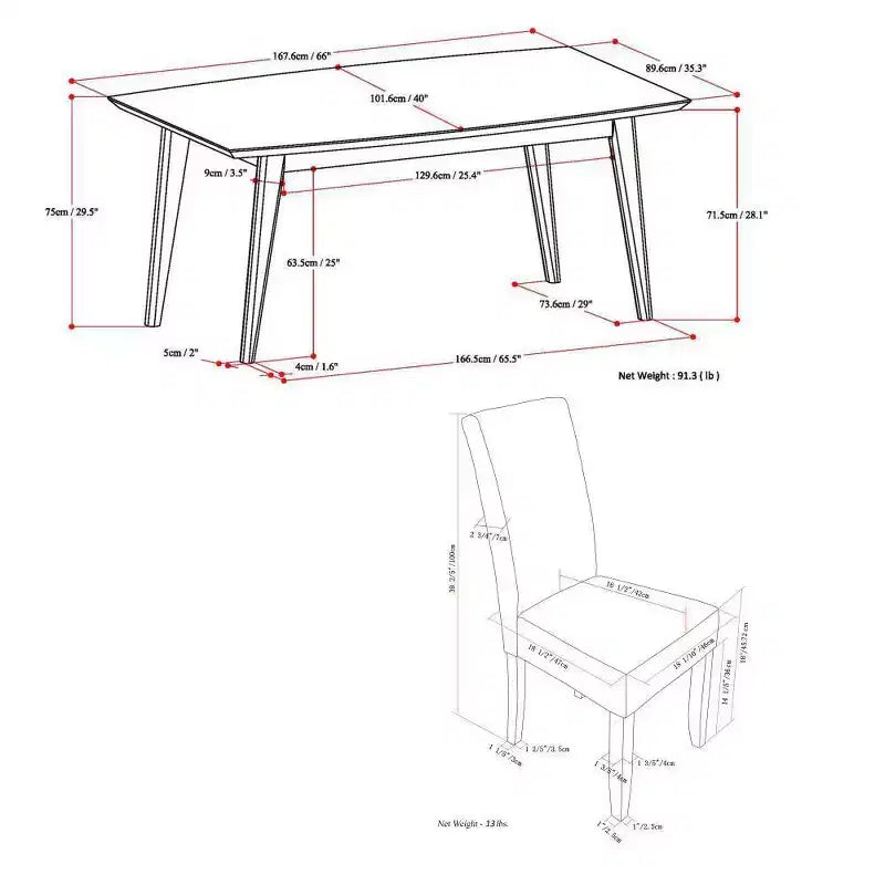 WyndenHall Normandy Tierney 7pc Dining Set