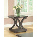 Table d'appoint en C couleur Cappuccino