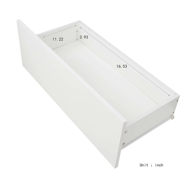 Meuble TV blanc avec lumières LED pour téléviseurs jusqu'à 70 pouces