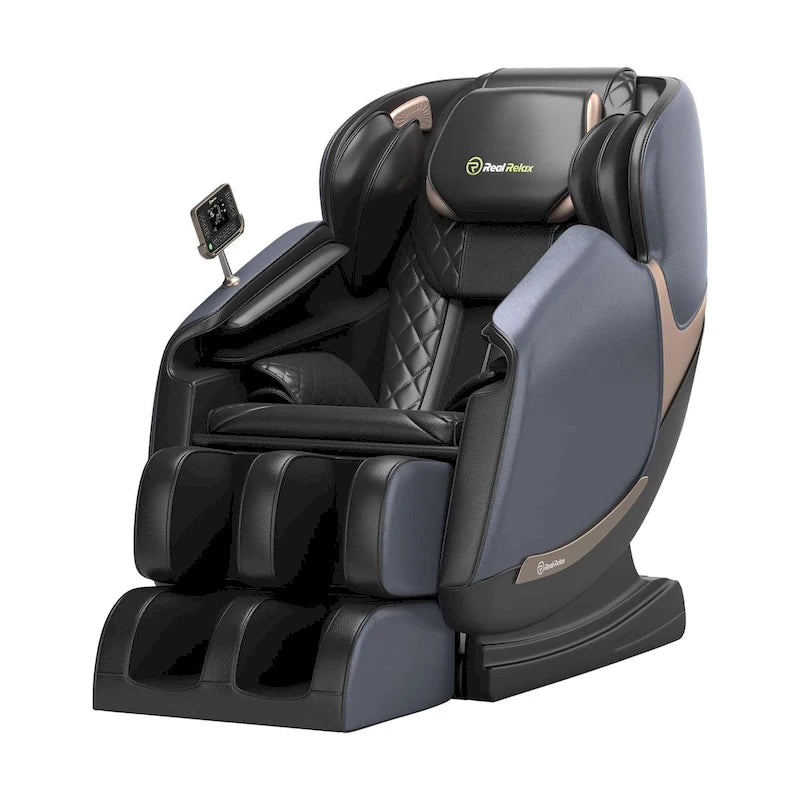 Fauteuil de massage zéro gravité intégral avec rail en S à double cœur et contrôle par application