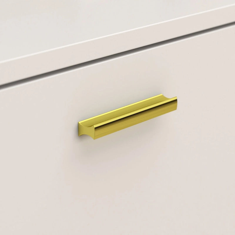 Buffet avec 3 tiroirs et 2 portes, expresso/blanc