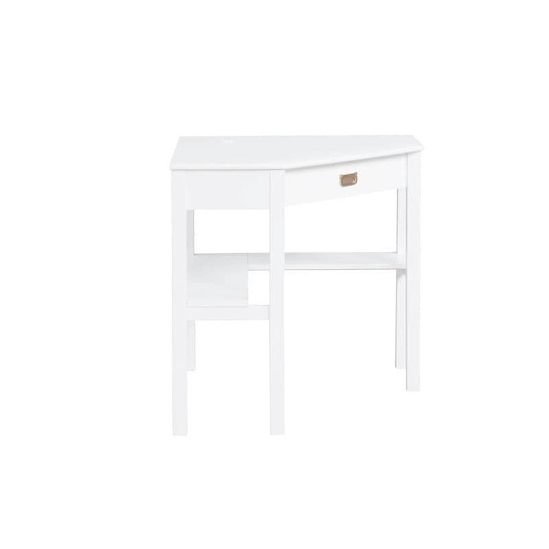 Bureau d'angle style campagne avec tablette clavier