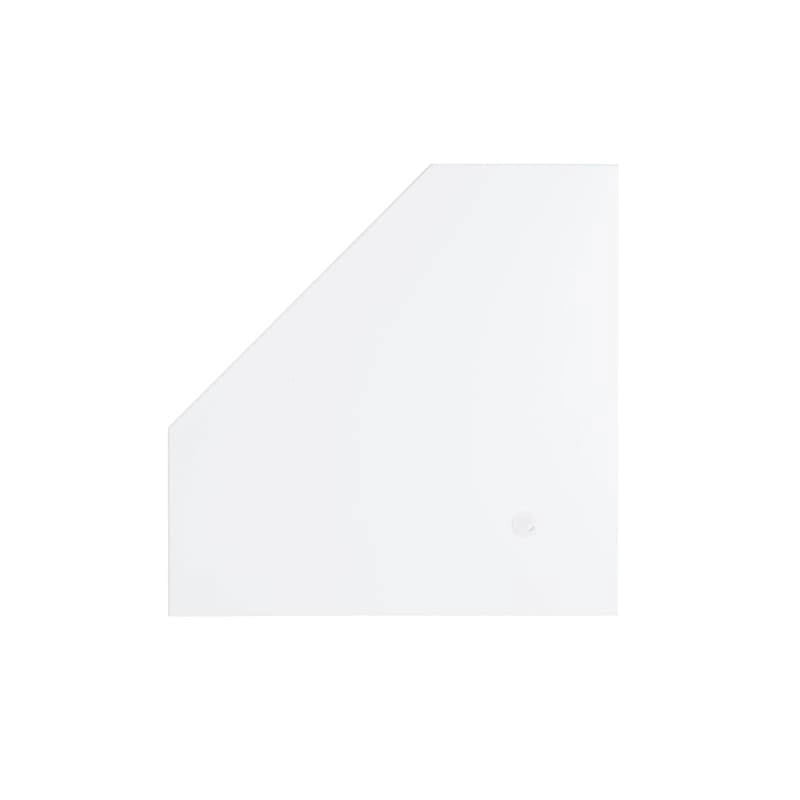 Bureau d'angle style campagne avec tablette clavier