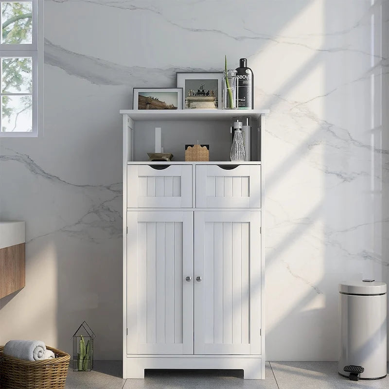 Meuble de salle de bain sur pied, Armoire de rangement