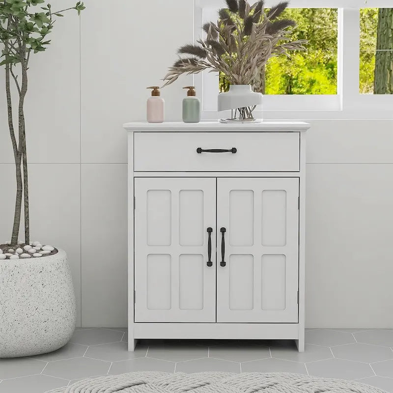 Meuble de salle de bain sur pied, Armoire de rangement