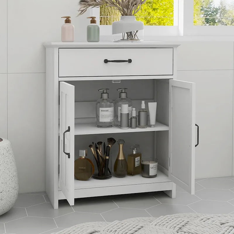 Meuble de salle de bain sur pied, Armoire de rangement