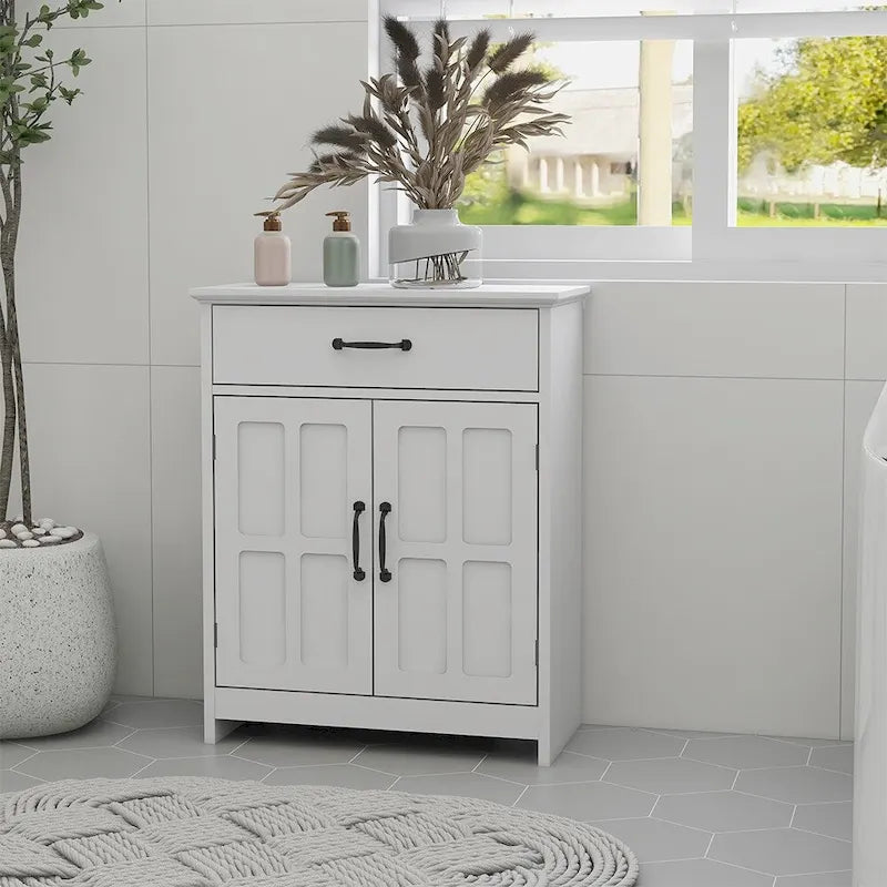 Meuble de salle de bain sur pied, Armoire de rangement