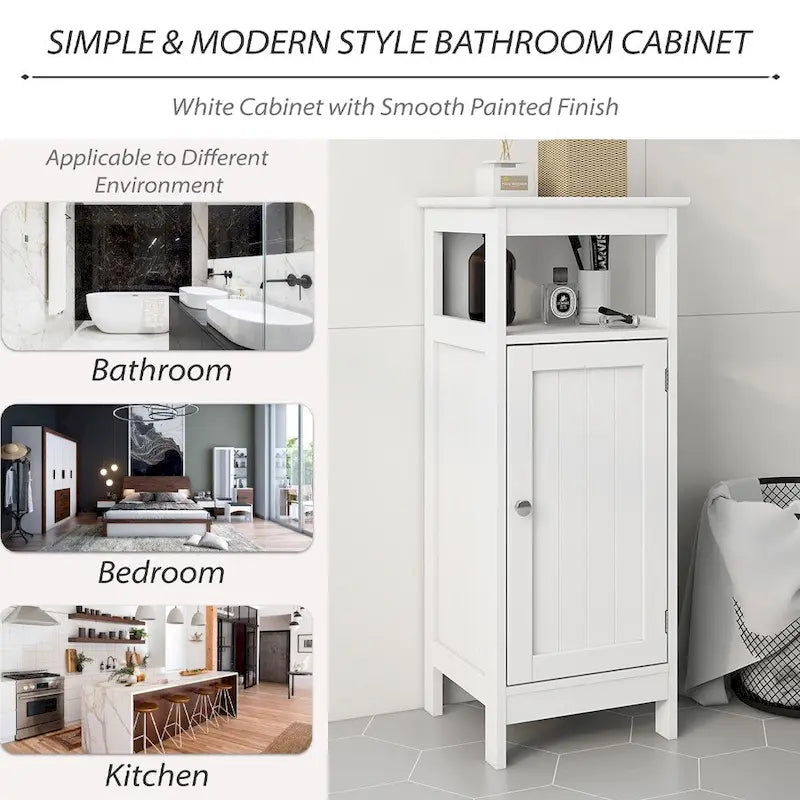 Meuble de salle de bain sur pied, Armoire de rangement