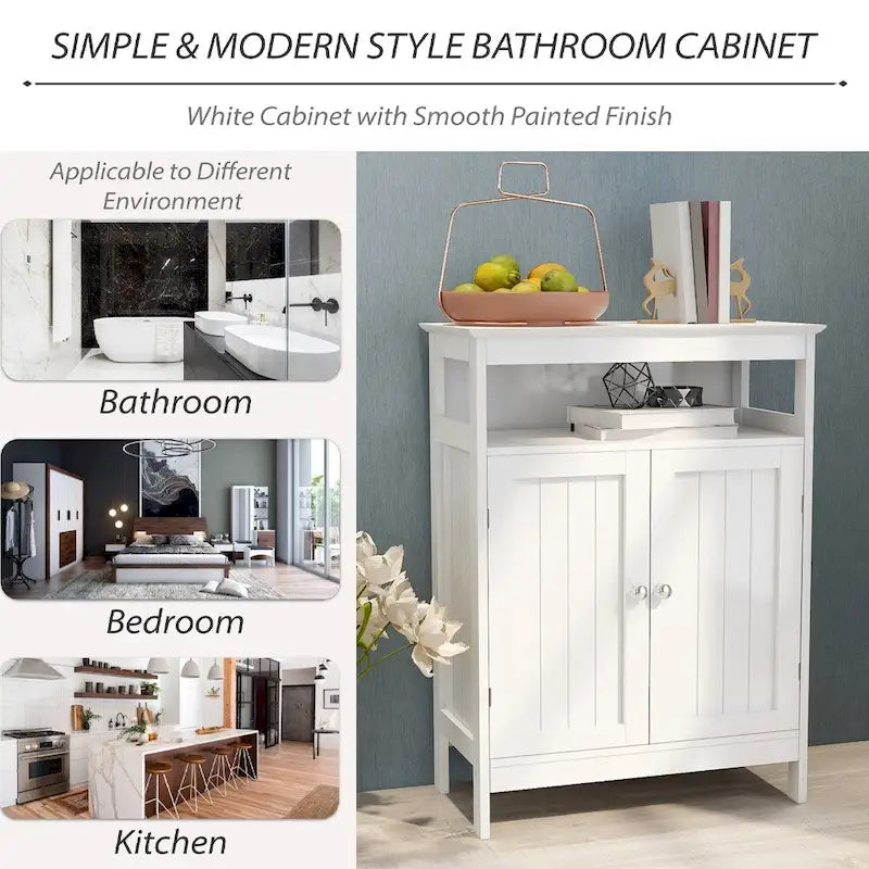 Meuble de salle de bain sur pied, Armoire de rangement