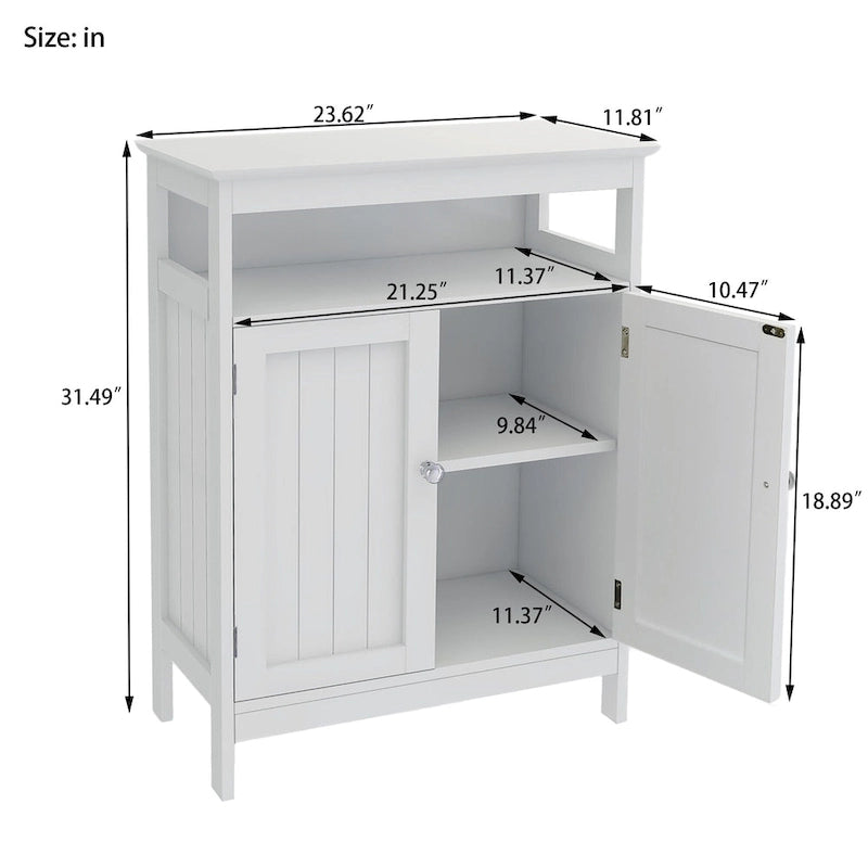 Meuble de salle de bain sur pied, Armoire de rangement