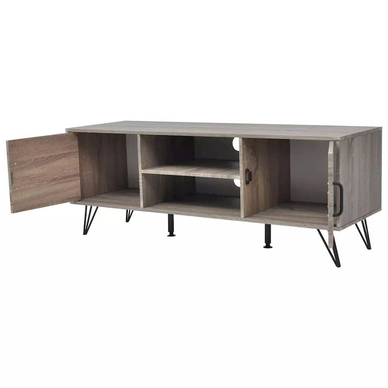 Meuble TV gris 47,2x15,7x17,7