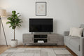 Meuble TV gris 47,2x15,7x17,7