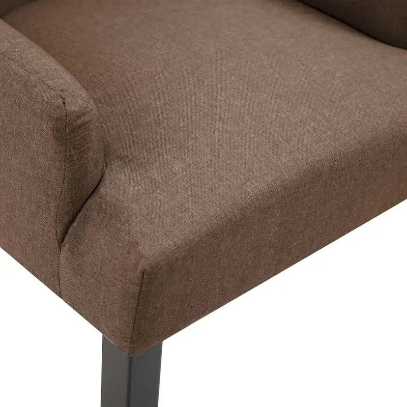 Chaises de salle à manger avec accoudoirs, tissu multicolore - 54,1 x 55,9 x 105,9 cm