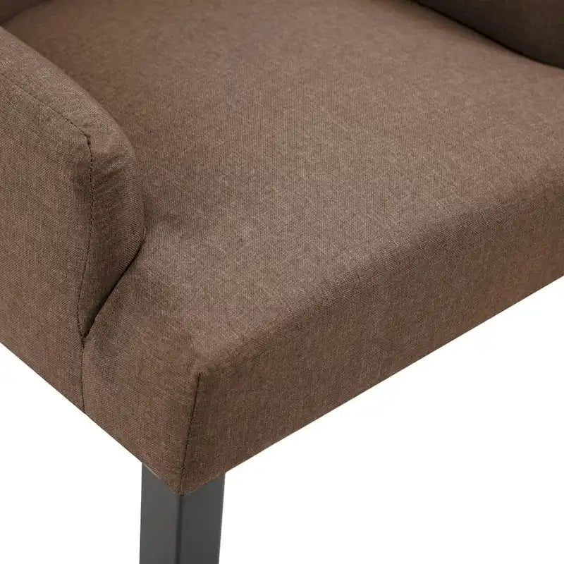 Chaises de salle à manger avec accoudoirs, tissu multicolore - 54,1 x 55,9 x 105,9 cm