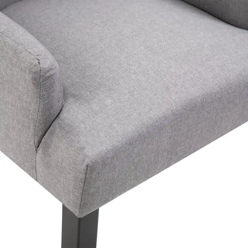 Chaises de salle à manger avec accoudoirs, tissu multicolore - 54,1 x 55,9 x 105,9 cm