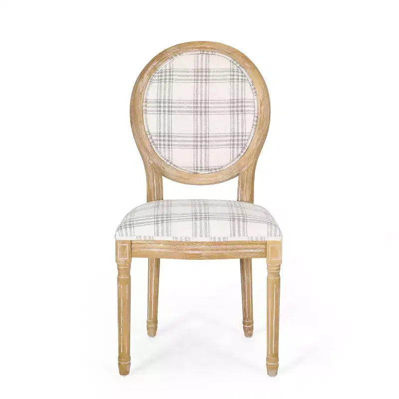 Christopher Knight Home Derring 7 Pieces French Country Upholstered Wood Expandable Dining Set