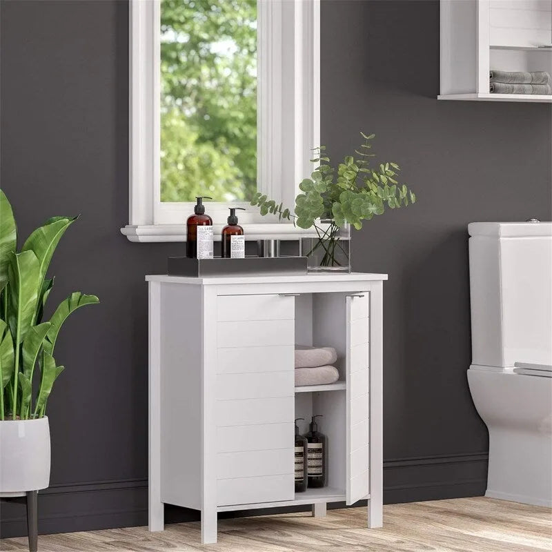 Meuble de rangement de salle de bain sur pied