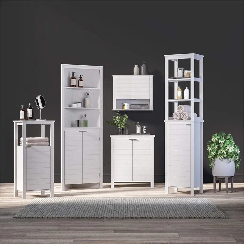 Meuble de rangement de salle de bain sur pied