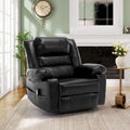 Fauteuil inclinable de massage en cuir respirant Canapé inclinable manuel pour salon