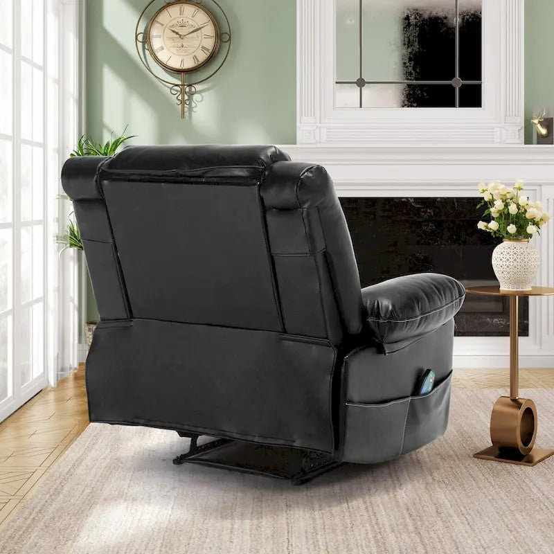 Fauteuil inclinable de massage en cuir respirant Canapé inclinable manuel pour salon